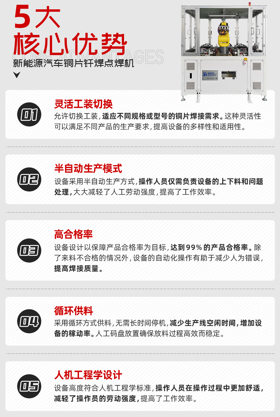 新能源汽車(chē)銅片釬焊點(diǎn)焊機(jī)核心優(yōu)勢(shì)
